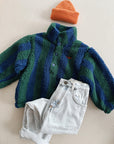 Stripes Sherpa Sweatshirt - Kids