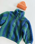 Stripes Sherpa Sweatshirt - Kids