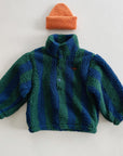 Stripes Sherpa Sweatshirt - Kids