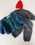 Stripes Baby Sherpa jacket