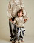 Abstract Neutral Moon Star Cardigan