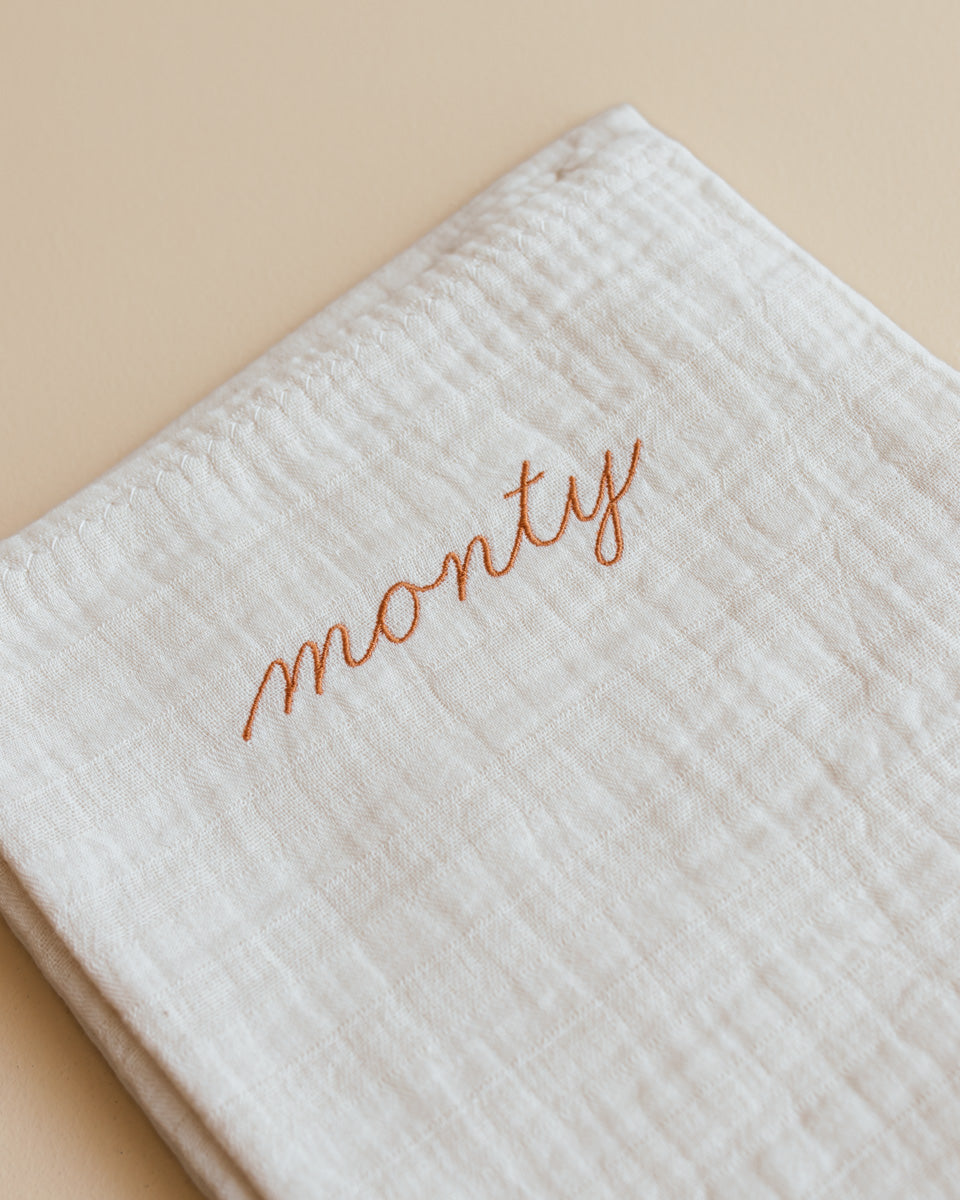 BATH CAPE TERRY MIDI - personaliseerbaar