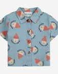 Morning Egg all over denim shirt - baby