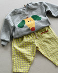 Vichy woven pants