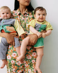 Color block woven pants - baby