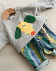 Multicolor Stripes denim pants