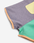 Color block woven playsuit - baby