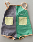 Color block woven playsuit - baby
