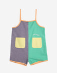 Color block woven playsuit - baby