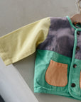 Color block woven jacket - baby
