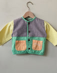 Color block woven jacket - baby