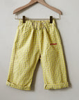Vichy woven pants - Kids