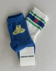 Hug Me Bear short sock pack x 2 - baby
