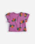 Tangerine all over T-shirt - baby