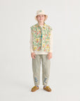Color Herbalist all over twill vest - KIDS