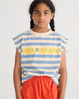 Bobo Choses Modern striped sleeveless T-shirt - KIDS
