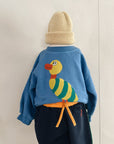 Striped Duck sweatshirt - baby