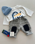 Quilted jogging pants - baby