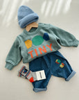 Roll The Dice light denim pants - baby