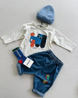 Roll The Dice light denim pants - baby