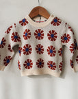 Kaleidoscope jacquard jumper - baby