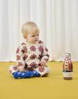 Kaleidoscope jacquard knitted pants - baby