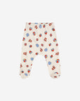 Toys all over footed leggings - newborn