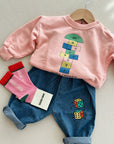 Hopscotch sweatshirt - baby