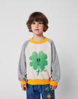 Lucky Clover ranglan sweatshirt - kids