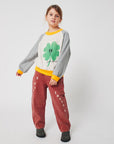 Lucky Clover ranglan sweatshirt - kids