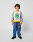 Lucky Clover ranglan sweatshirt - kids