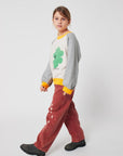Lucky Clover ranglan sweatshirt - kids