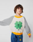 Lucky Clover ranglan sweatshirt - kids
