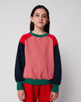 Tic Tac Toe color block sweatshirt - kids