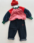 Tic Tac Toe denim pants - kids