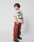 Bobo Choses brown denim pants - kids