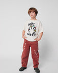 Bobo Choses brown denim pants - kids