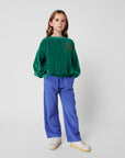 Lilac corduroy pants - kids