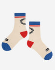 Tic Tac Toe color block long socks - kids