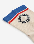 Tic Tac Toe color block long socks - kids