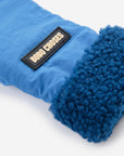 Blue bicolor mittens - kids