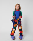 Blue ski gloves - kids