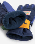 Blue ski gloves - kids