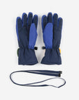 Blue ski gloves - kids