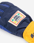 Blue ski gloves - kids