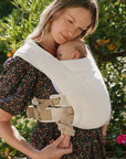 NEWBORN DRAAGZAK - EMBRACE SOFT KNIT CREAM