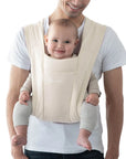 NEWBORN DRAAGZAK - EMBRACE SOFT KNIT CREAM