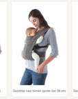 NEWBORN DRAAGZAK - EMBRACE SOFT KNIT CREAM