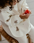BIB WITH SLEEVES - hearts