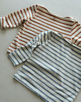 BOATNECK STRIPE TEE SKY